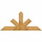 Ekena Millwork Saratoga Rough Sawn Timber Gable Bracket, Western Red Cedar, 60"W x 27"H x 4"D x 6"F, 11/12 Pitch GBW060X27X0406SAR00RWR - alternate 1